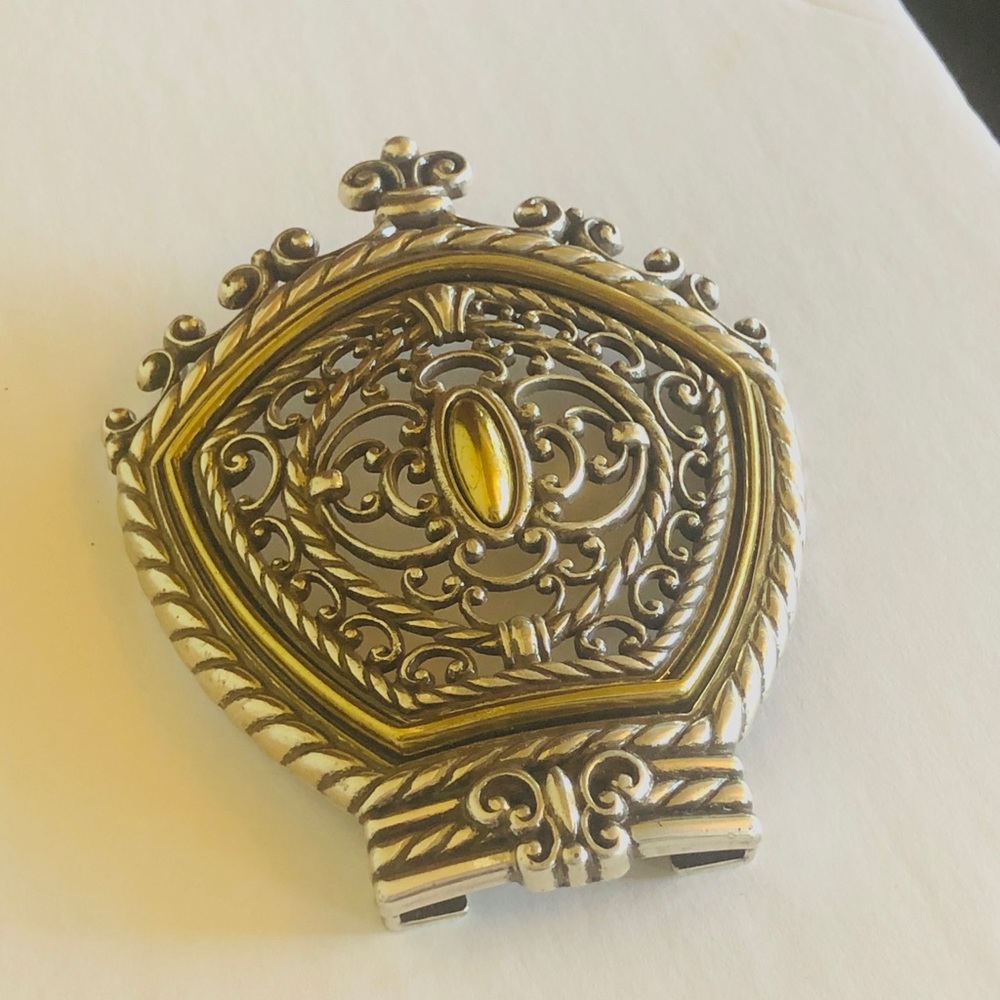 Huge Ornate Brighton Gold Silver Night Light Cover - Picture 4 of 11